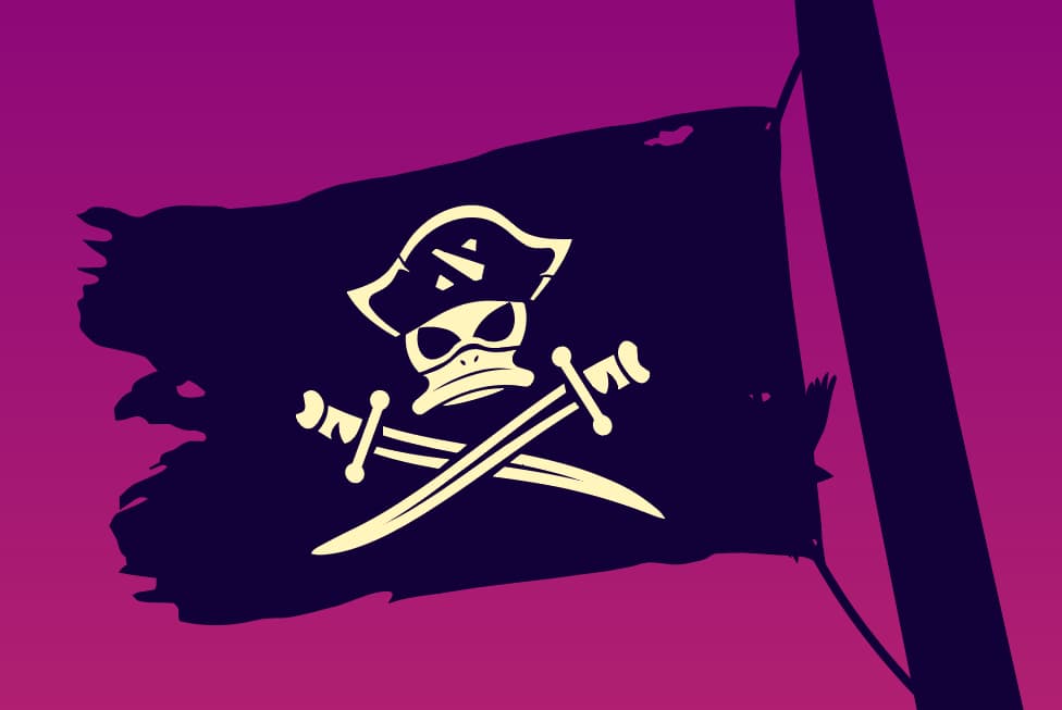 Le pavillon pirate de la première saison